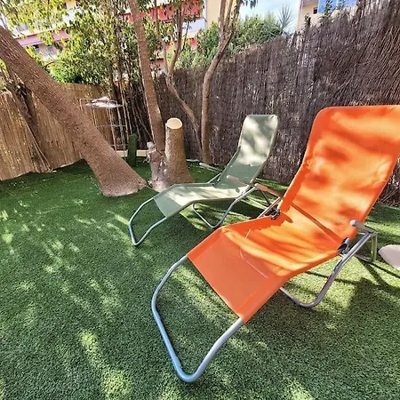 Parking Privé + Jardin + Clim Proche Plage&resto Apartamento